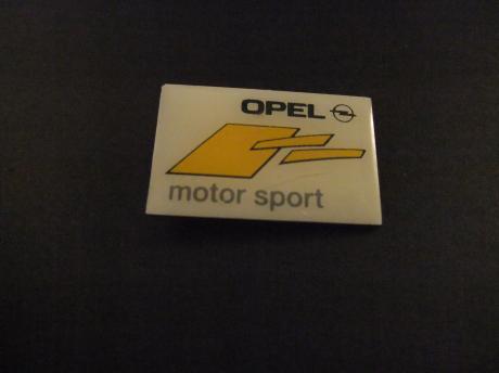 Opel motor sport , logo